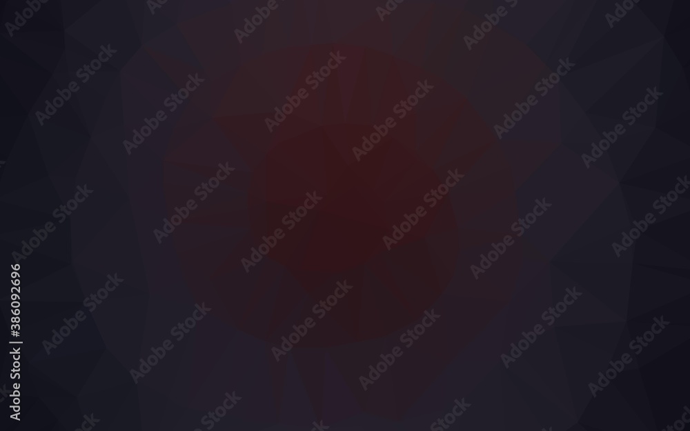 Dark Black vector polygon abstract layout. Dark Black vector polygon abstract layout.