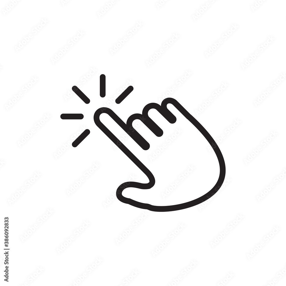 finger touch icon vector symbol template finger touch icon vector symbol template