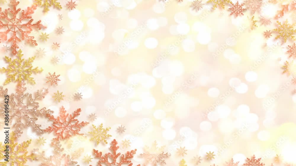 beautiful video with colorful snowflakes with iridescent sequins beautiful video with colorful snowflakes with iridescent sequins
