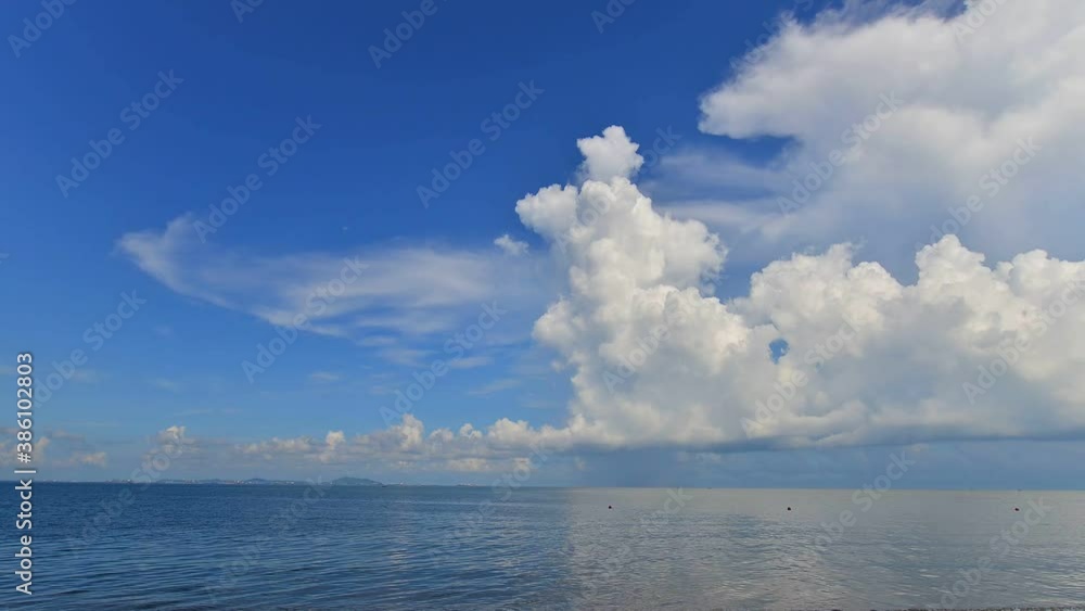 Beautiful Sea, Clouds and Blue Sky Beautiful Sea, Clouds and Blue Sky