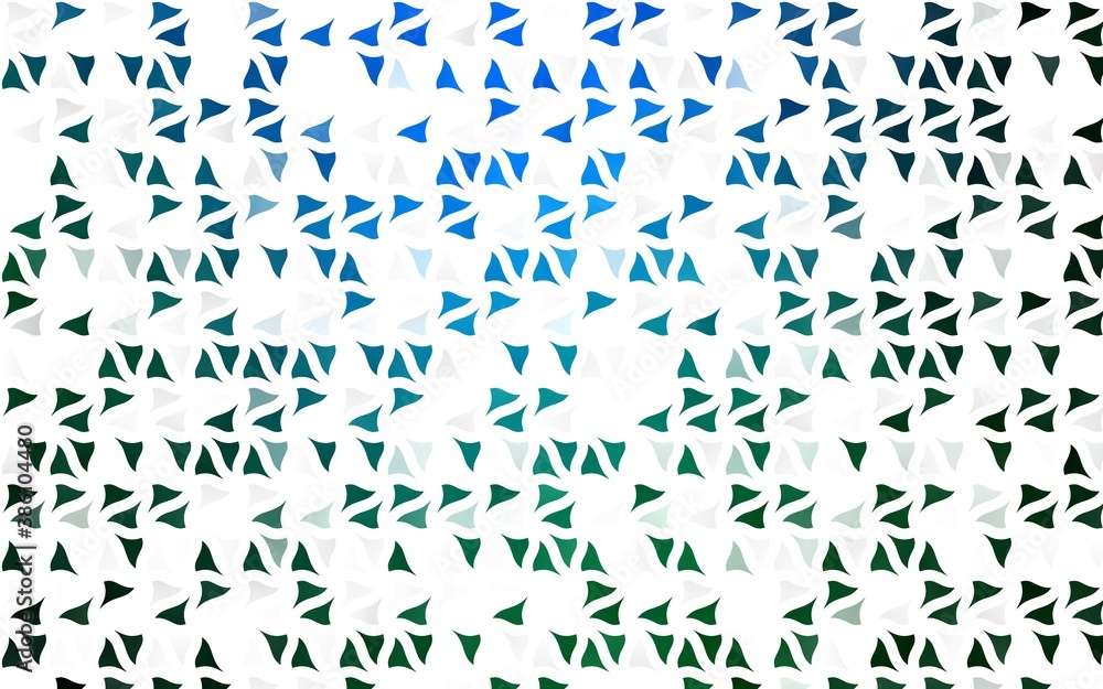 Light Blue, Green vector layout with lines, triangles. Light Blue, Green vector layout with lines, triangles.