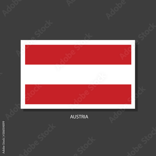 Free Download Austria flag Vector Square Icon. - GFXLoad