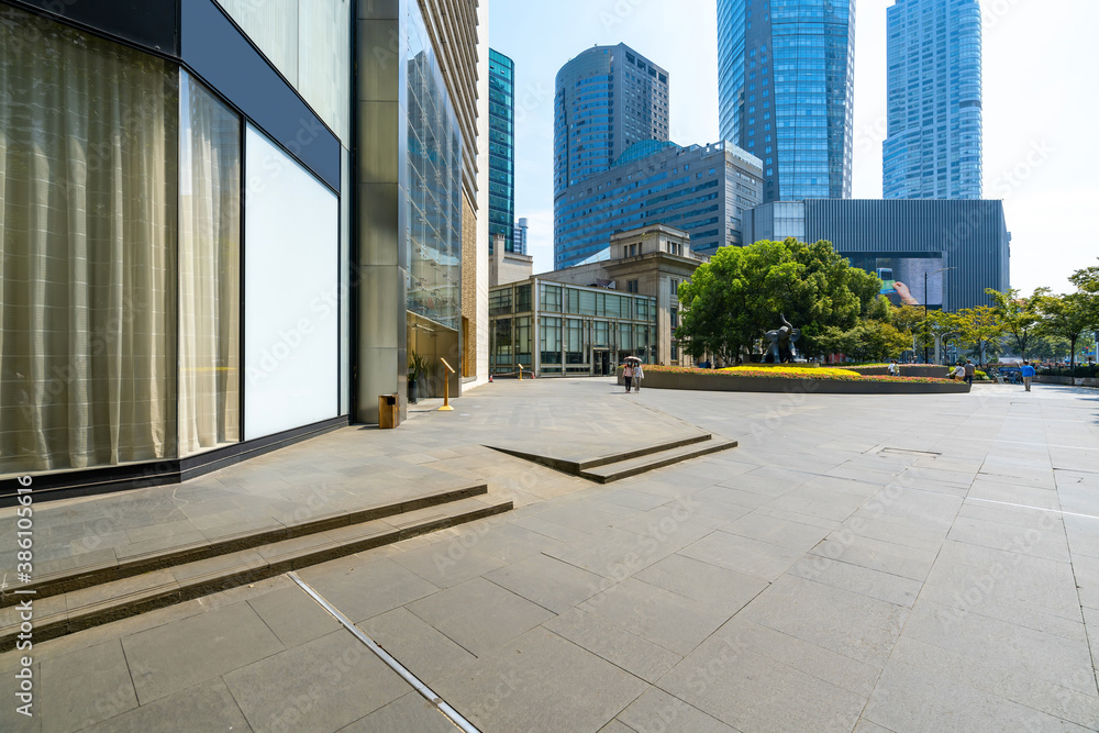 Financial Center Plaza and architecture, Nanjing, China Financial Center Plaza and architecture, Nanjing, China