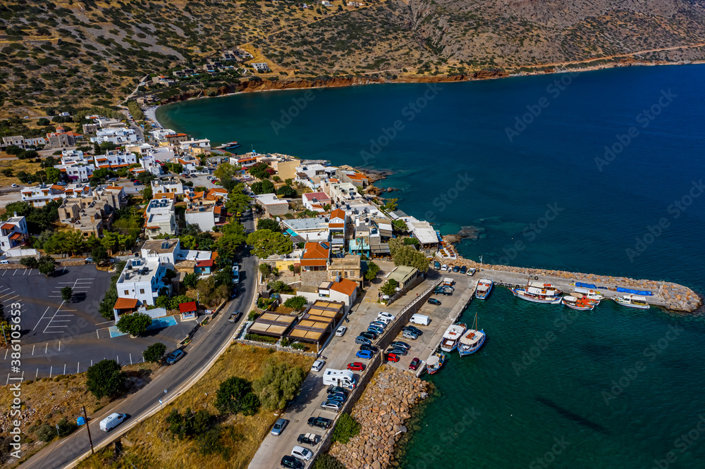 Plakas Crete from above | Luftbilder von Plakas auf Kreta
