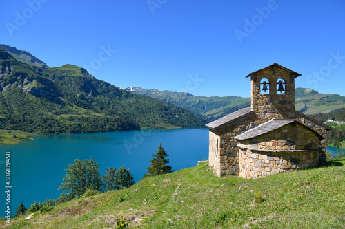 Lac de Roselend, beaufortain, savoie, france