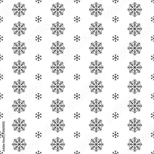 snowflake pattern vector, winter background