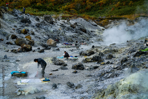 Tamakawa Onsen in Akita, 2020.
