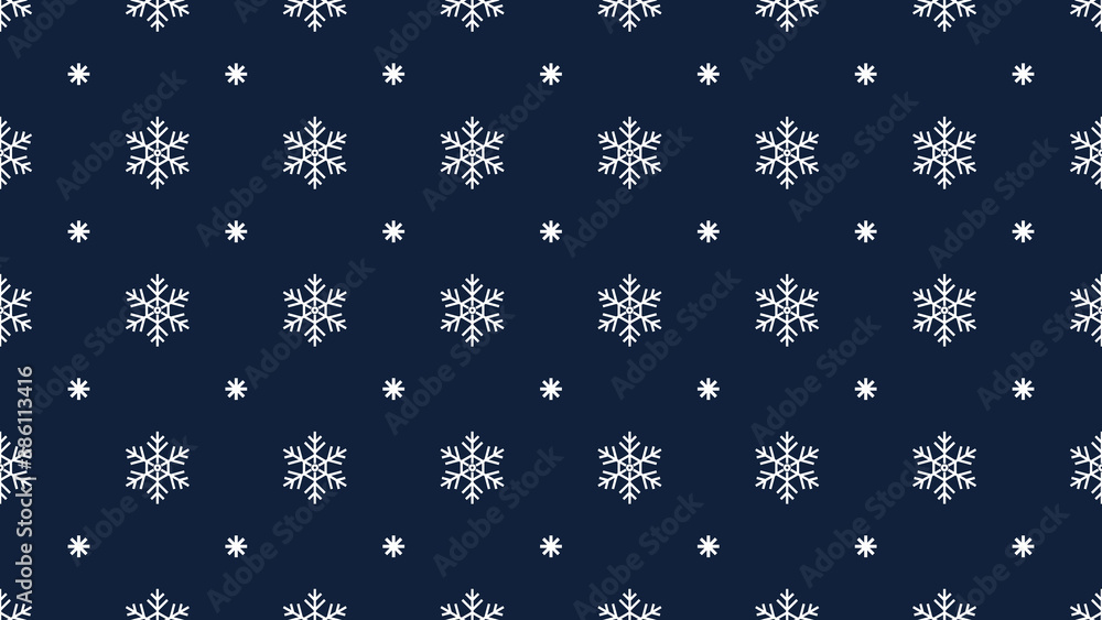 Snowflake pattern wallpaper. snowflake symbol. free space for text. copy space.