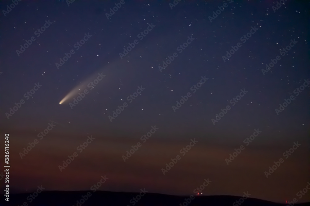 Comet Over the Horizon