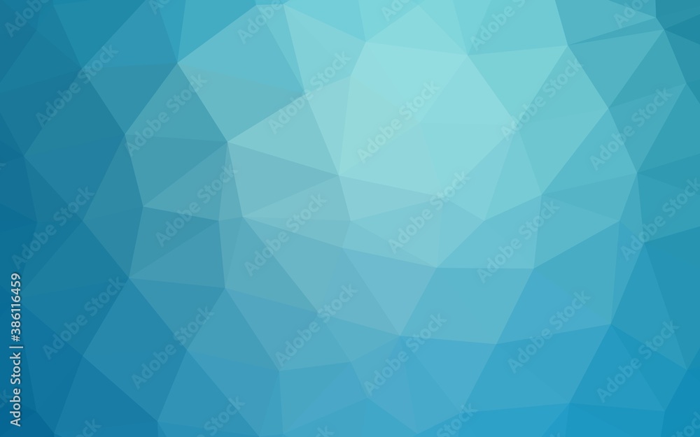 Light BLUE vector low poly layout.