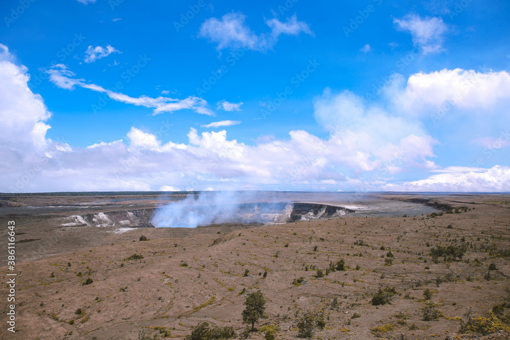 Kilauea Crater, Big island, Hawaii Volcanoes National Park