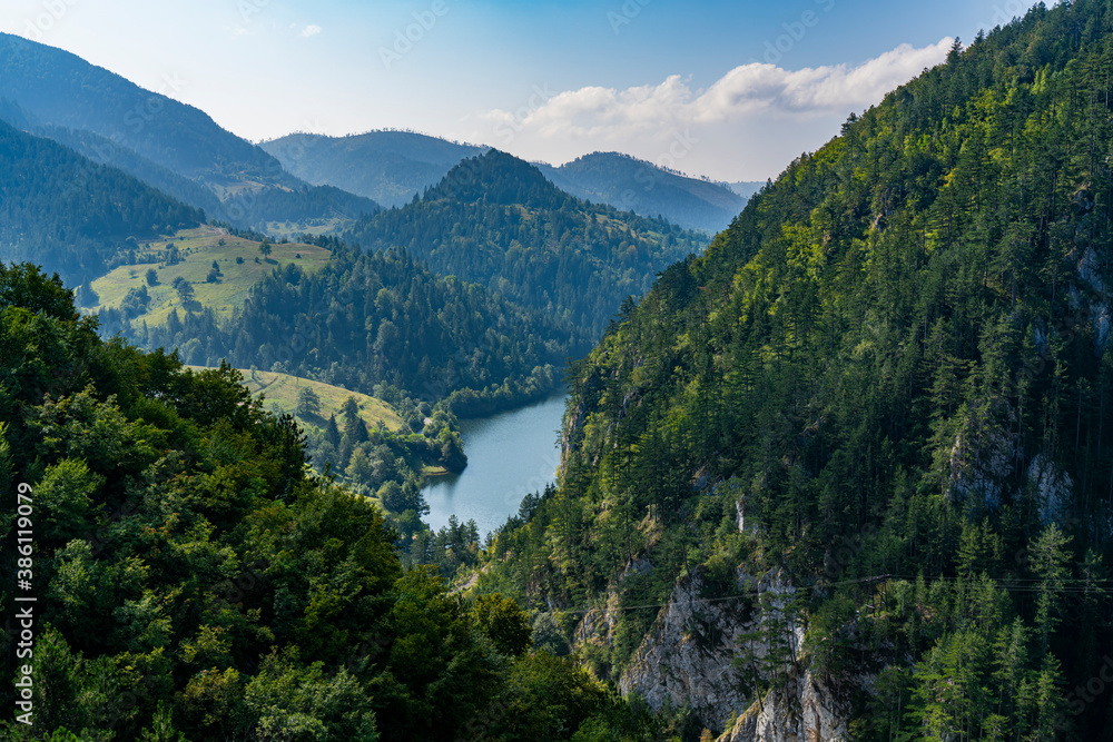 Zaovine lake in Serbia