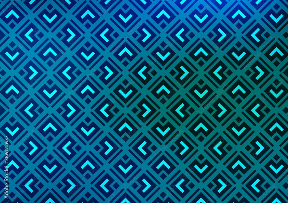 Light Blue, Green vector pattern with lines, rectangles. Light Blue, Green vector pattern with lines, rectangles.