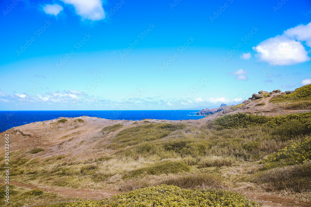 Anakaluahine Gulch, West Maui coast, Hawaii
