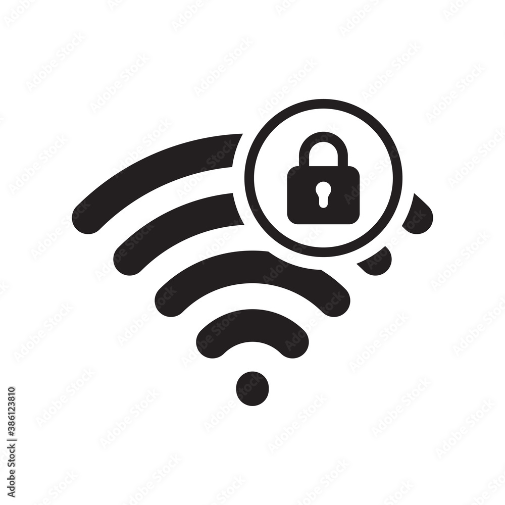 Wireless icon vector symbol template