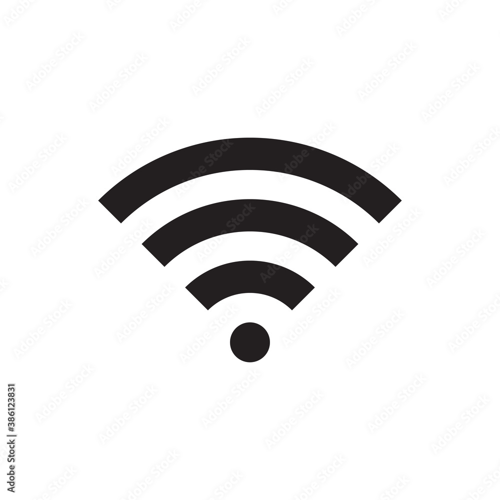 Wireless icon vector symbol template Wireless icon vector symbol template