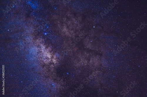 Starry Milky Way at Haleakala National Park  Maui  Hawaii
