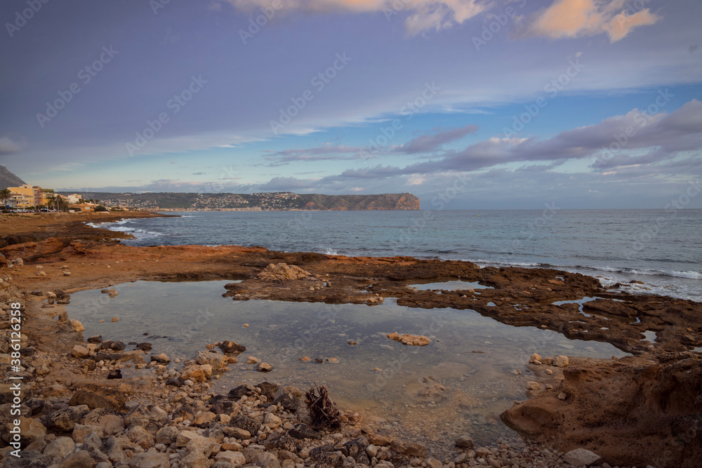 A autumn sunrise on Cala Blanca A autumn sunrise on Cala Blanca