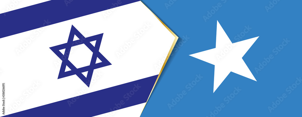 Israel and Bulgaria flags, two vector flags. Israel and Bulgaria flags, two vector flags.