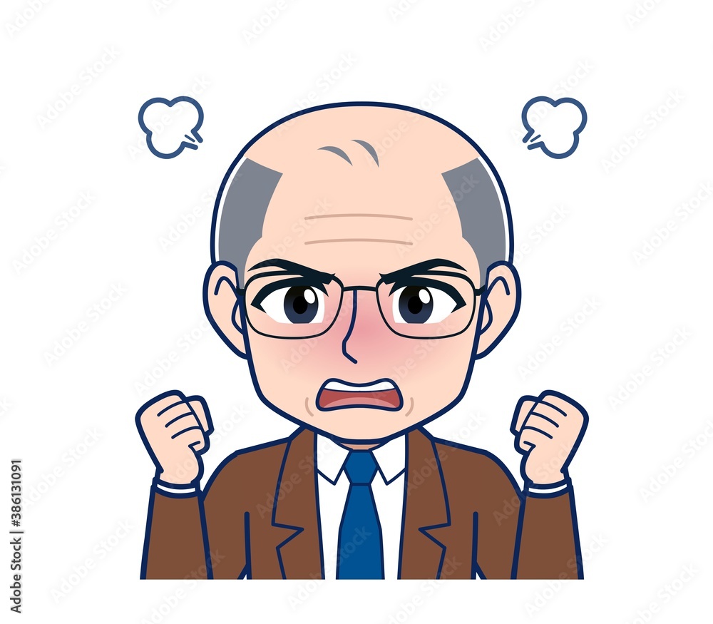 White-haired man in green short sleeves White-haired man in green short sleeves