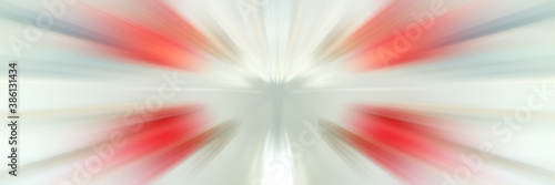 Abstract red background. Bright flash of light. Light explosion from central point. Holy magic glow. Sparkling Rays of Light.