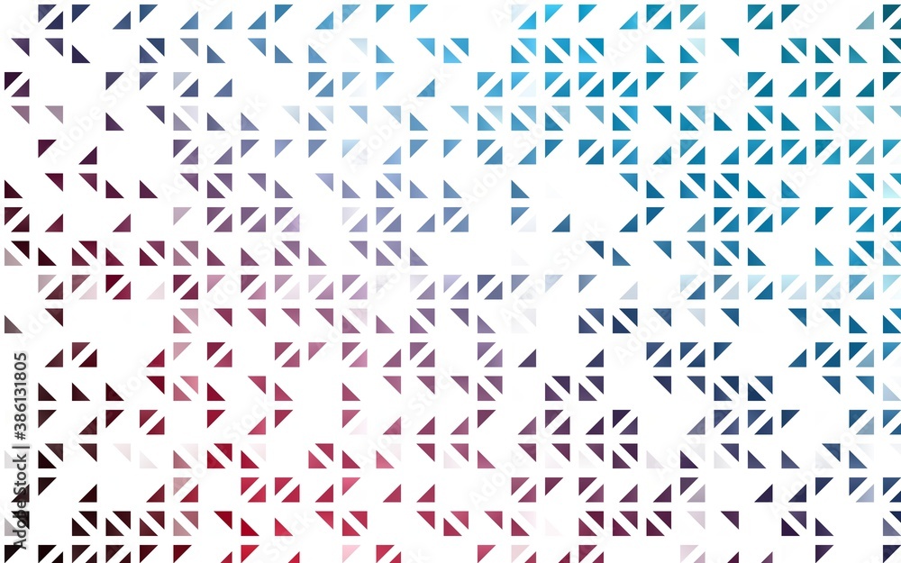 Light Blue, Red vector background with triangles. Light Blue, Red vector background with triangles.