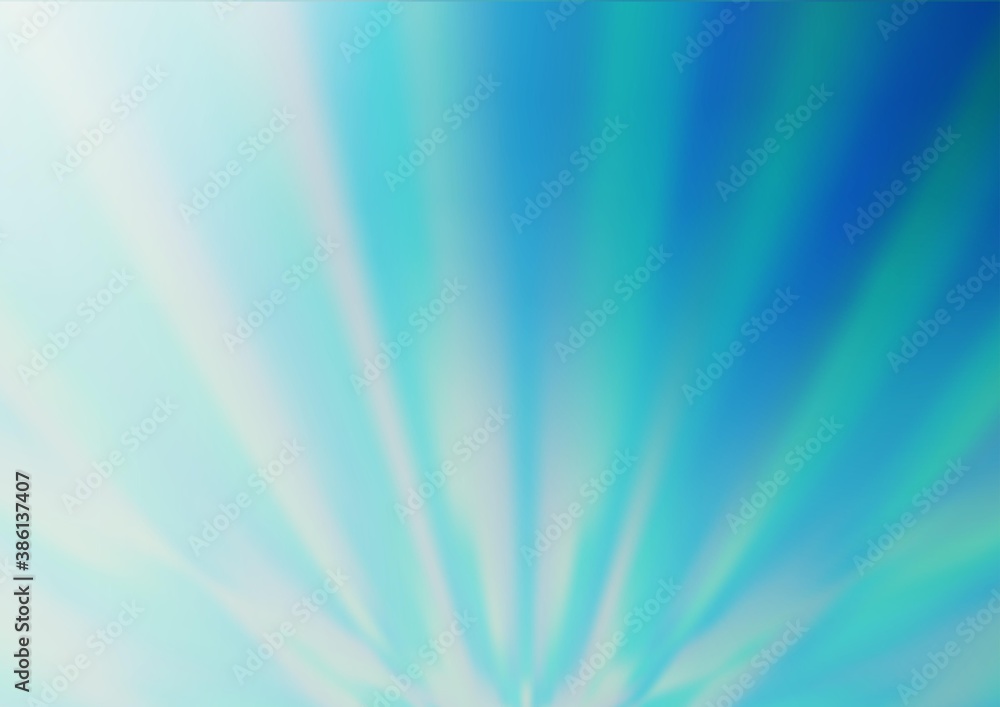 Obraz premium Light BLUE vector blurred background.