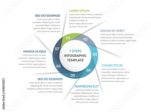 Circle Infographics - Seven Elements