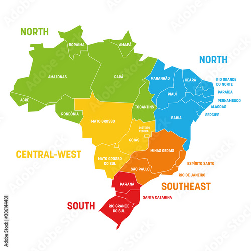 States and regions of Brazil