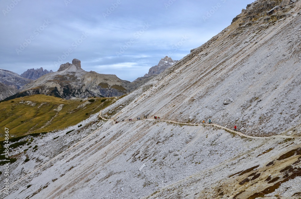 Φωτογραφία Dolomites Alps, Three Peaks (Drei Zinnen), South Tirol, Italy, UNESCO world heri