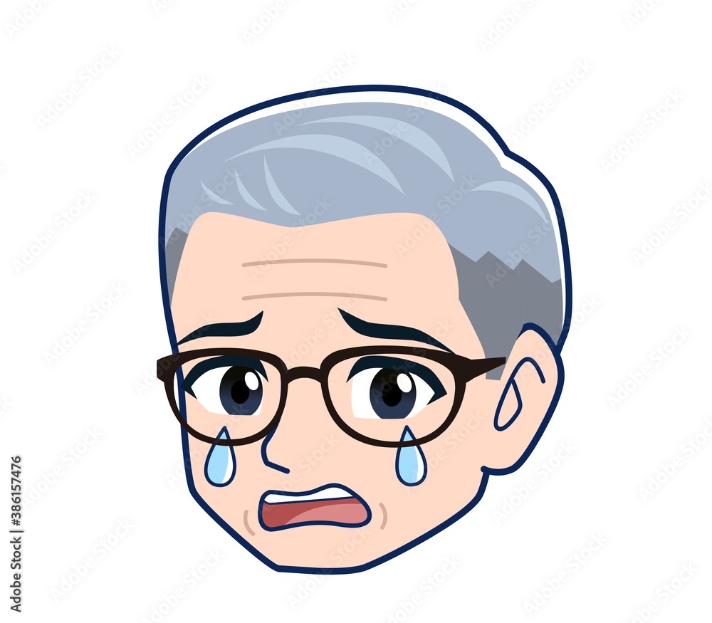 White-haired man in green short sleeves White-haired man in green short sleeves
