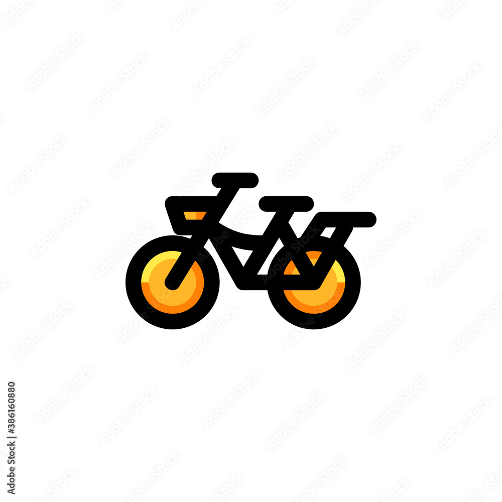 Bicycle Icon Filled Outline Transportation Illustration Logo Vector
Bicycle Icon Filled Outline Transportation Illustration Logo Vector