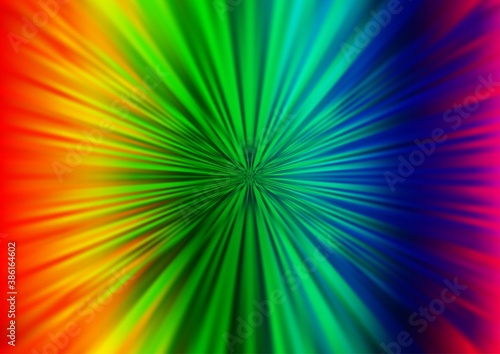 Light Multicolor, Rainbow vector abstract template.