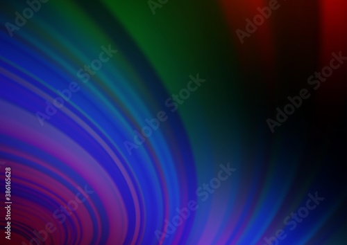 Dark Multicolor, Rainbow vector bokeh and colorful pattern.