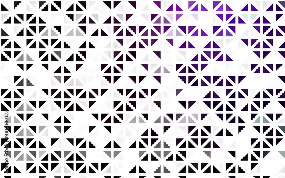 Light Purple vector seamless cover in polygonal style.