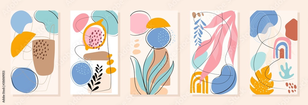 Fototapeta premium Abstract art pastel backgrounds creative with minimal trendy style, Screen on mobile, Template design, Banner, Product, Poster, fashion, Pattern.