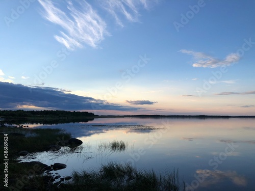 sunset on the lake © Дмитрий Курц