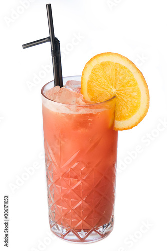Orange cocktail with orange