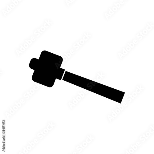 Hammer icon logo, vector design