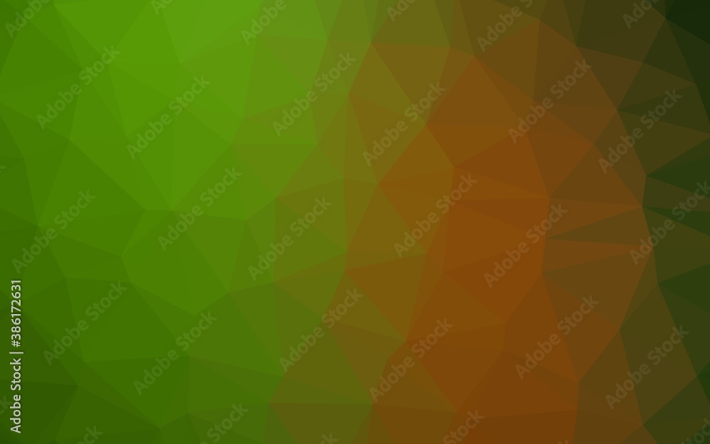 Light Green, Red vector polygonal background. Light Green, Red vector polygonal background.