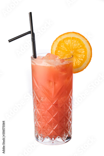 Orange cocktail with orange