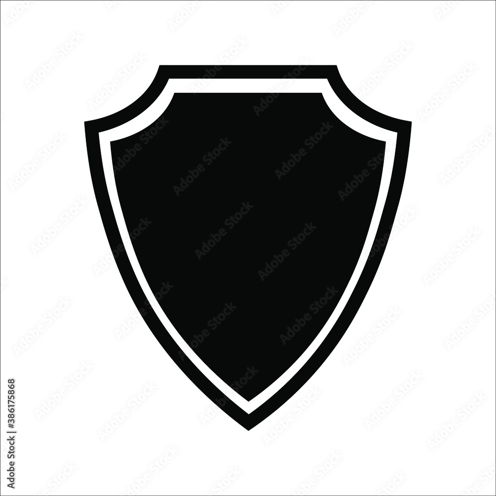 protective icon, shield icon on a white background protective icon, shield icon on a white background