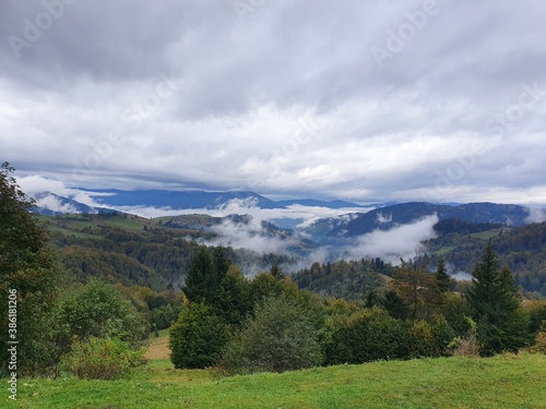 landscape in the mountains