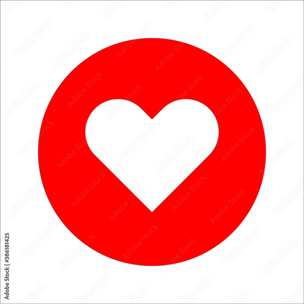 Romantic Heart Icon vector flat design in trendy style for Marriage Celebration.eps 10 Romantic Heart Icon vector flat design in trendy style for Marriage Celebration.eps 10