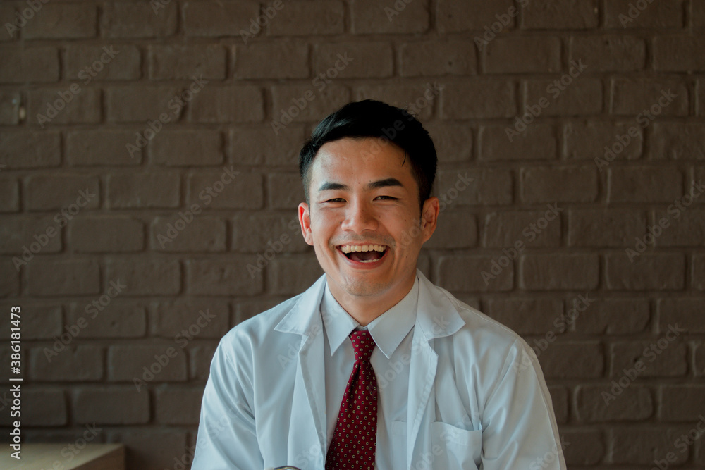 Portrait of smiling Doctor looking at camera. Portrait of smiling Doctor looking at camera.