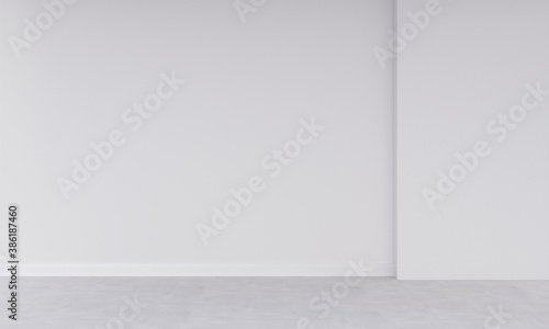 Fototapeta Naklejka Na Ścianę i Meble -  Home interrior, white wall