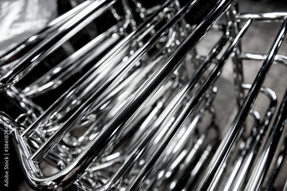 Abstract industrial background of metal pipes construction. Abstract industrial background of metal pipes construction.
