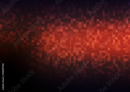 Dark Pink, Yellow vector template with crystals, rectangles.