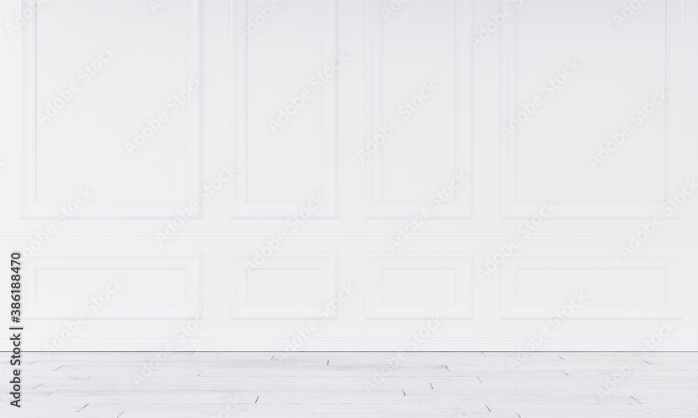 Fototapeta premium Home interrior, white wall
