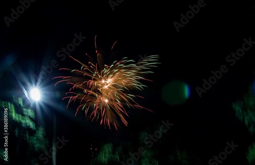 fireworks in the sky